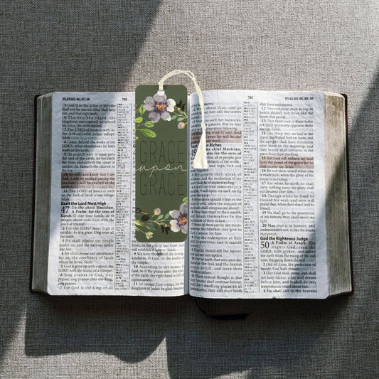 Grace Upon Grace-Bookmark Tassel Le Sage May Faith Based Gifts For Her