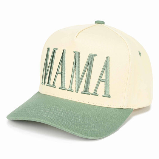 Trucker Hat With Puff Embroidery - Mama Style, Faith-Based Gift For Her