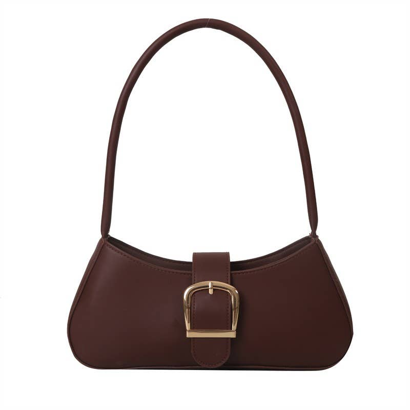 Shoulder Bag With Crossbody Strap Faux Leather Purse Modest Fashion