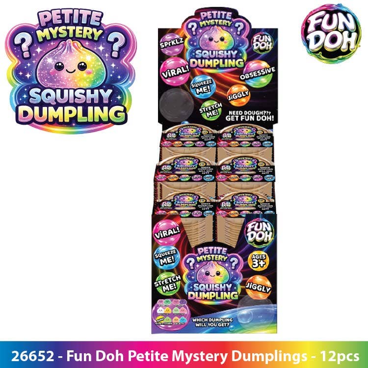 Tiny Dumpling, Big Mood: FunDoh Squishy Mystery Toy 2.5 Inch