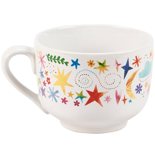 Mug With Floral Wrap Around Design 20 Oz Inspiration And Blooms Collection Gift For Her