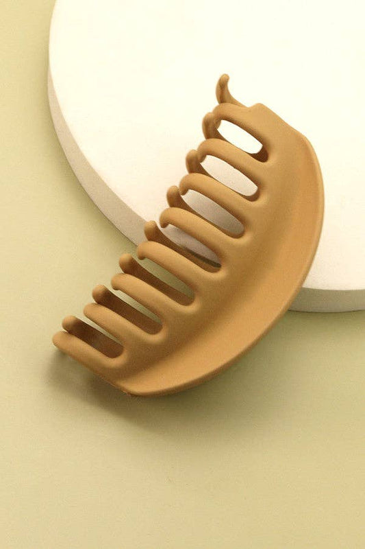 Hair Claw Clip Oversized Matte Half Moon Chic Non Slip Durable Accessory