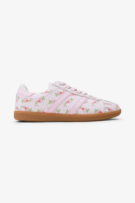 Sneakers Floral Pink - Cute, Comfy, Hot Seller