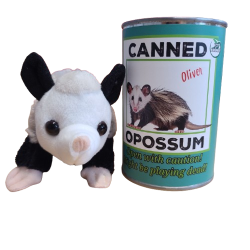 Opossum Oliver In A Can | Pop Top Plushy