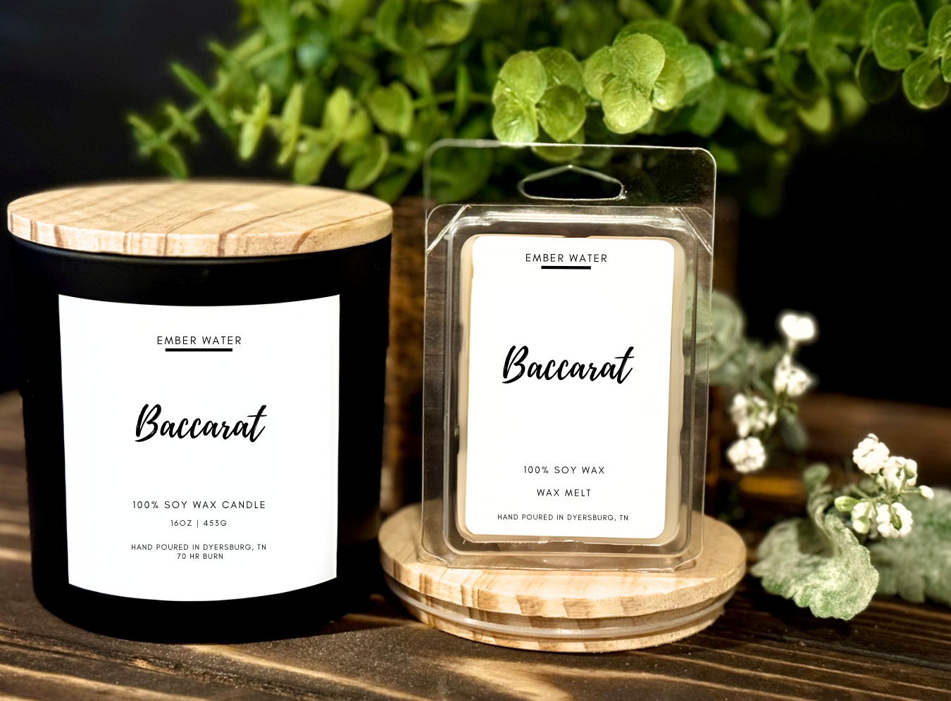 Soy Candle Le Sage May Baccarat – Jasmine Saffron Cedarwood Faith-Based Gift