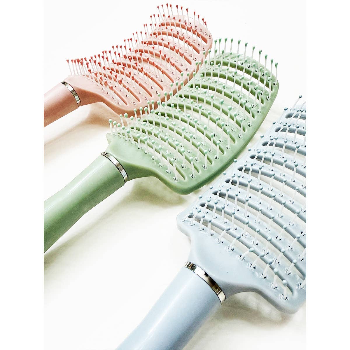 Hair Brush Soft Tone Everyday Graceful Assorted Colors For Gentl
