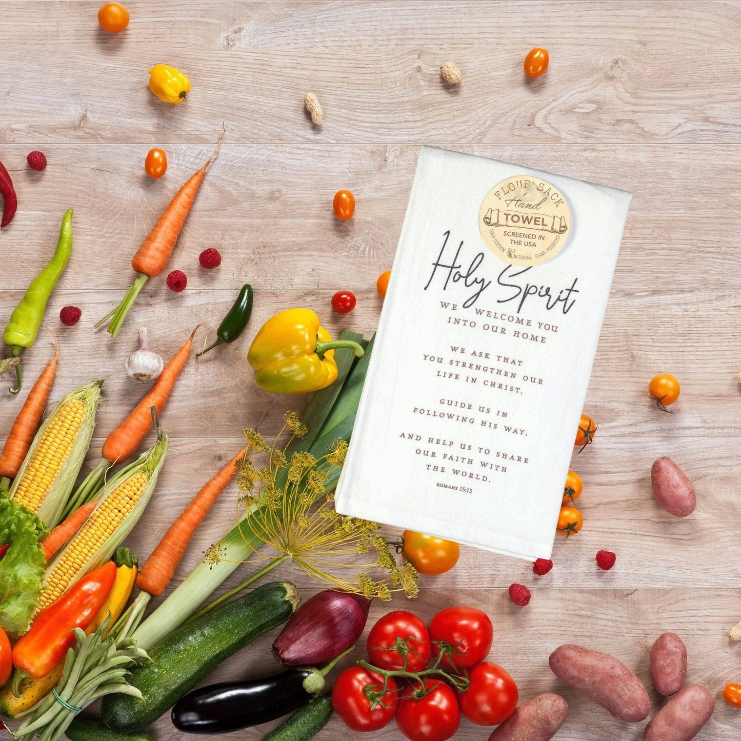 Flour Sack Towel – Holy Spirit Welcome Home Gift, Soft Cotton