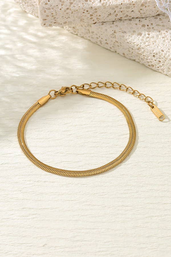 Shine Keeper Bracelet Stainless Steel Tarnish Free Waterproof Mixed Chain Design