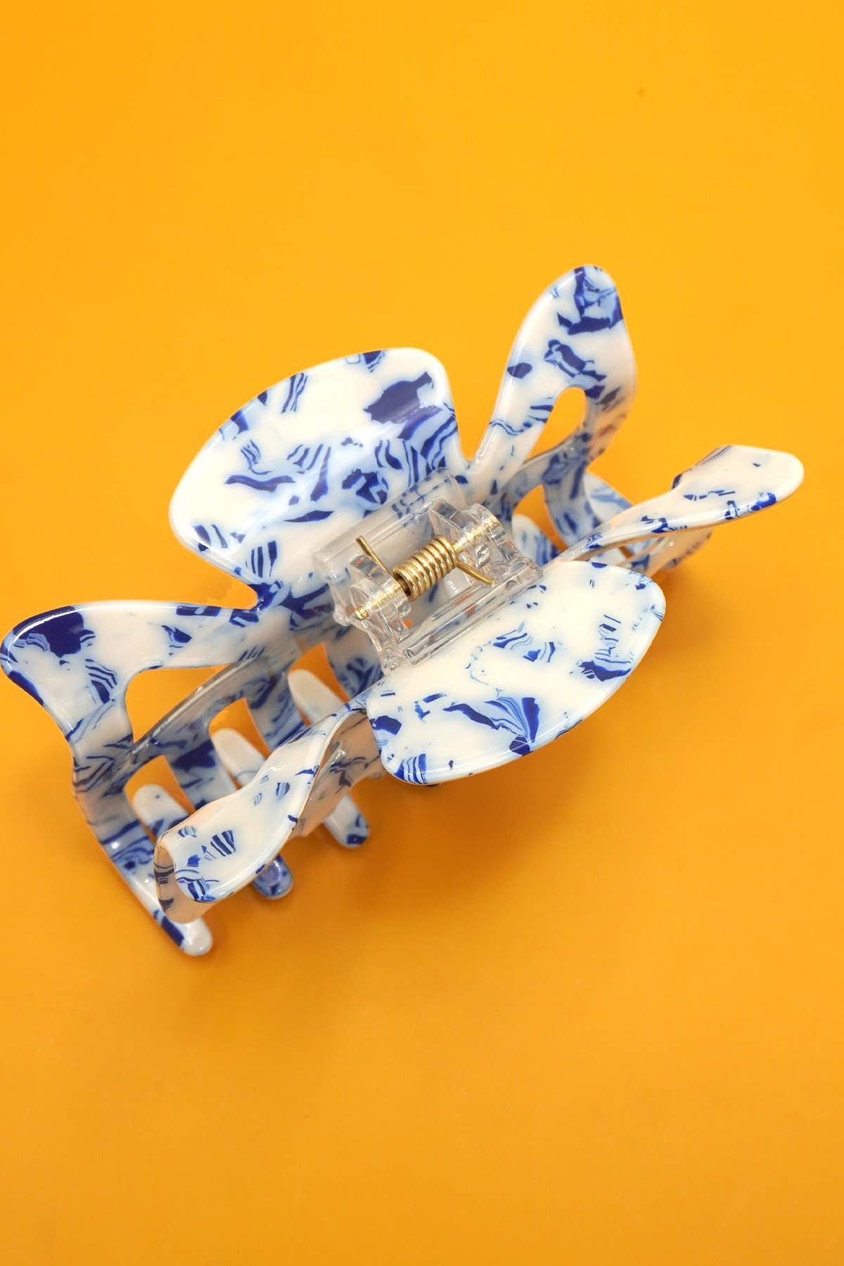Hair Claw Clips Vintage Toile Pattern Porcelain Style Gift For Her