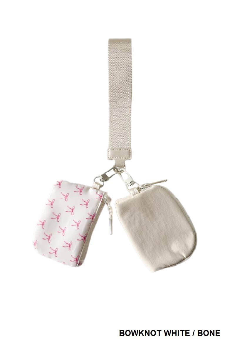Wristlet Keychain Wallet With Dual Pouches Modest Fashion And Christian Gifts
