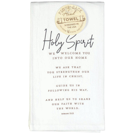 Flour Sack Towel – Holy Spirit Welcome Home Gift, Soft Cotton