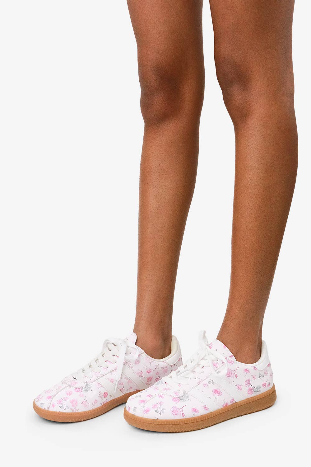 Sneakers Floral Pink - Cute, Comfy, Hot Seller