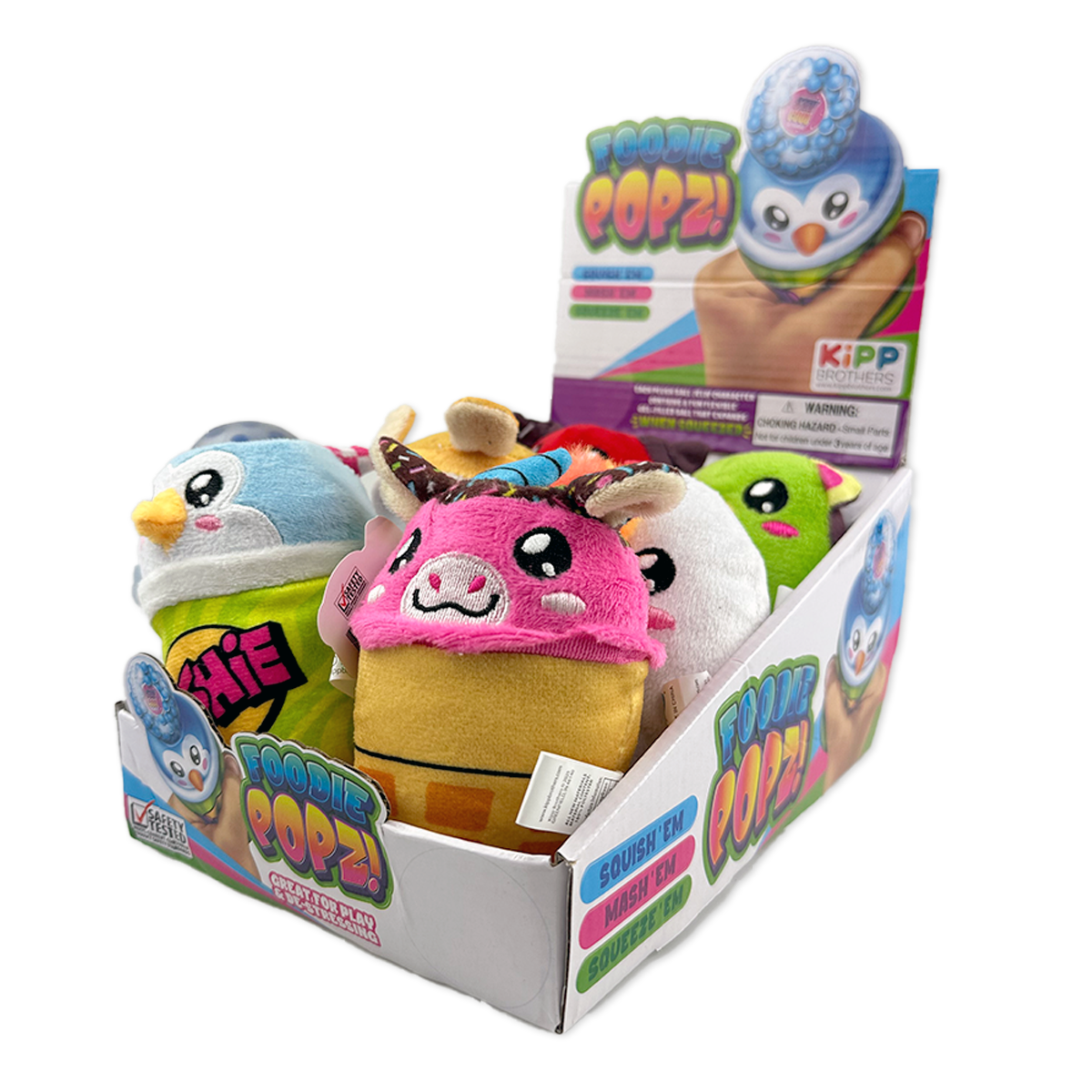 Foodie Squishy Plush Toys Snack Time Squeeze Assortment Stress Relief