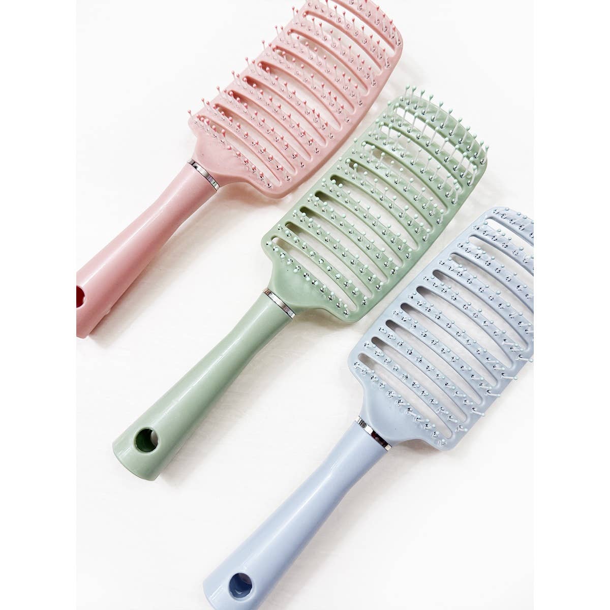 Hair Brush Soft Tone Everyday Graceful Assorted Colors For Gentl