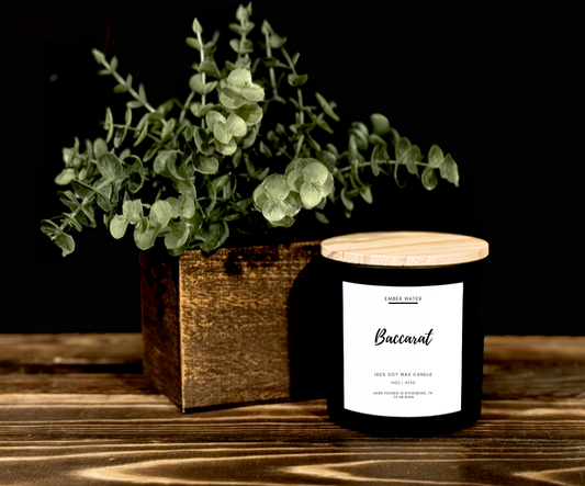 Soy Candle Le Sage May Baccarat – Jasmine Saffron Cedarwood Faith-Based Gift