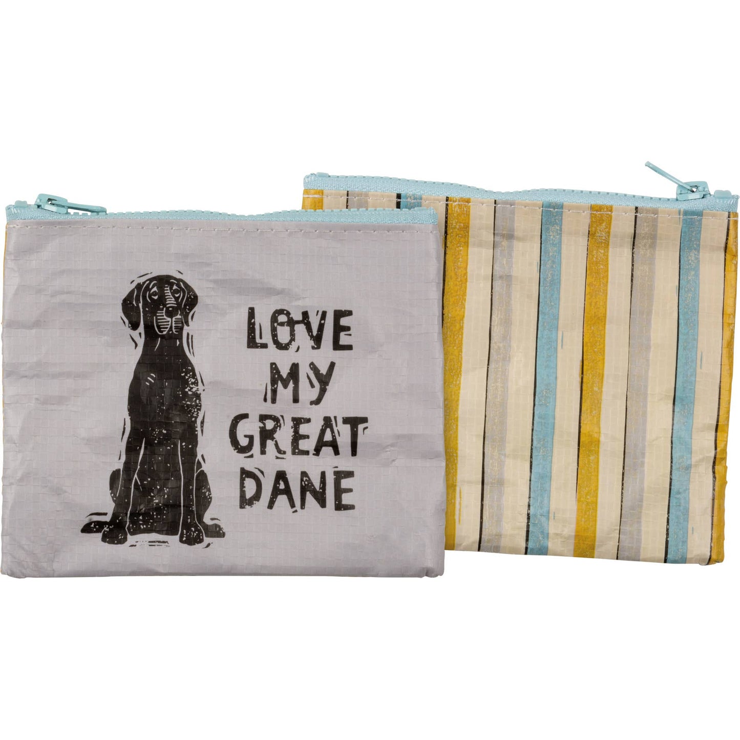 Zipper Wallet Love My Great Dane Design For Pet Lovers Gifts For Her