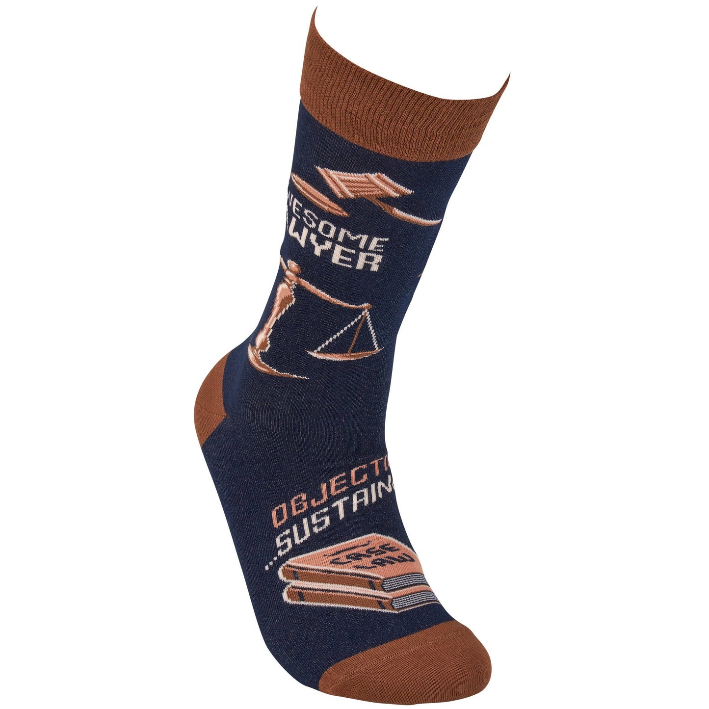 Socks With Colorful Courtroom Motifs For The Awesome Lawyer Gift For Her