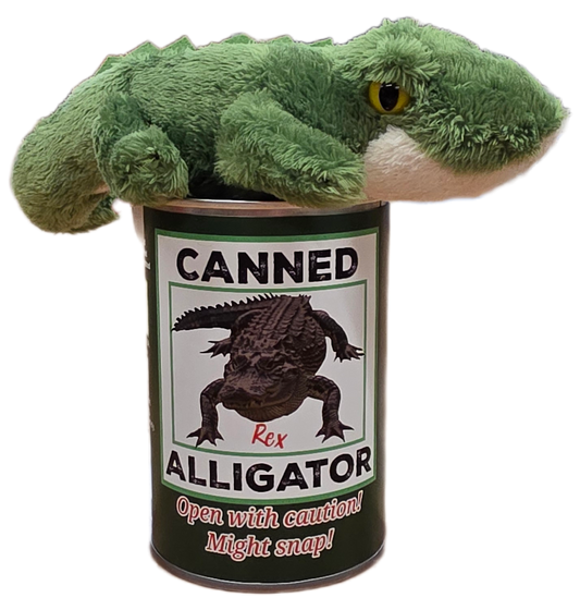 Alligator In A Can | Pop Top Plushy