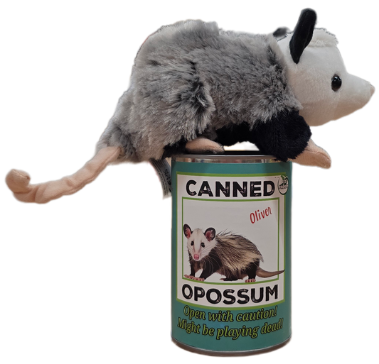 Opossum Oliver In A Can | Pop Top Plushy