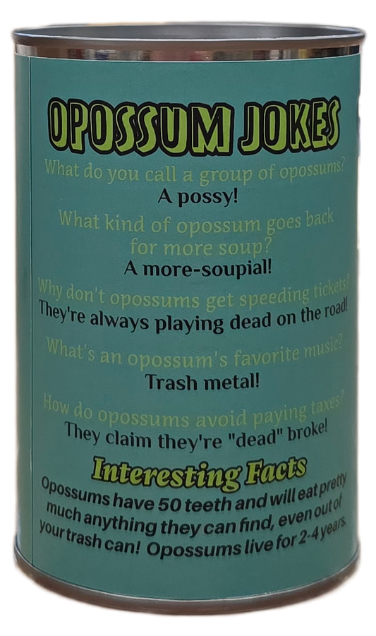 Opossum Oliver In A Can | Pop Top Plushy