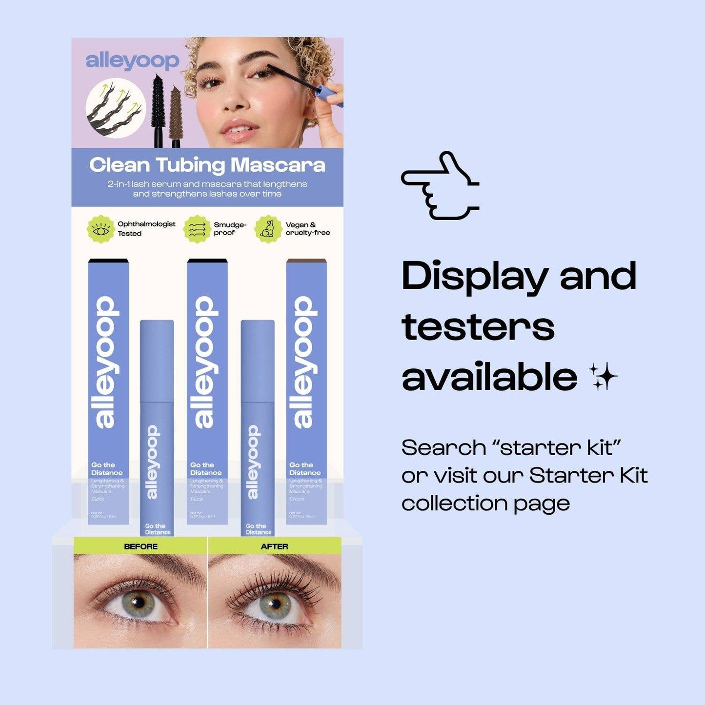 Mascara Go The Distance Clean Tubing Mini Black Faith Based Beauty