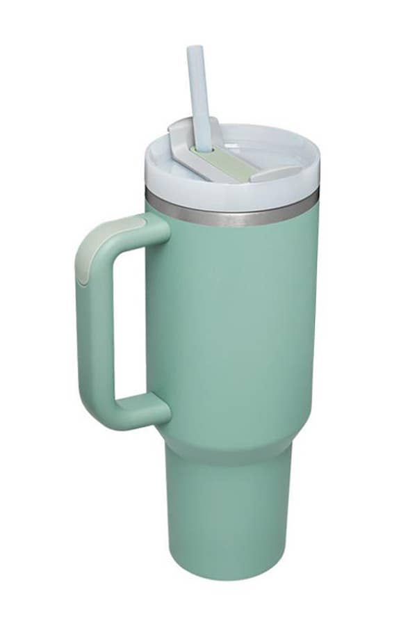 Stainless Steel Tumbler 40 Oz Solid, Double Wall Vacuum, Gift For Her