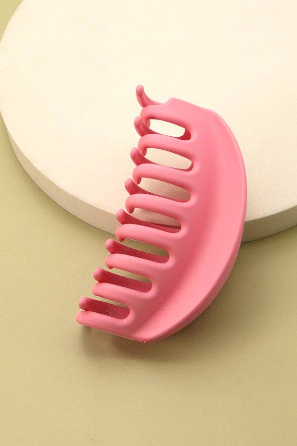 Hair Claw Clip Oversized Matte Half Moon Chic Non Slip Durable Accessory
