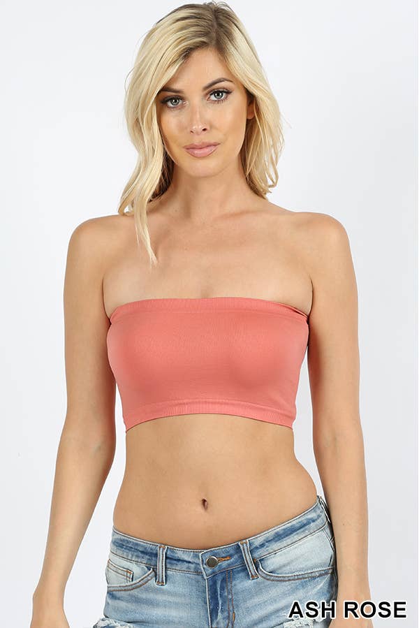 Bando/ Tube Top For Modest Layering Ultra Lightweight Base Layer With Invisible Lines