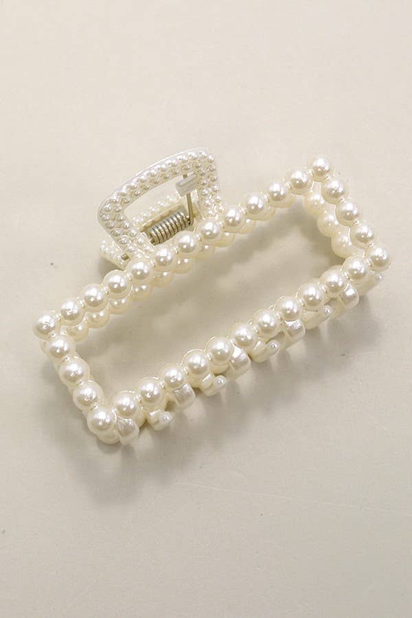 Hair Claw Clips Pearl Modest Fashion Accessory For Womens Christian Boutique