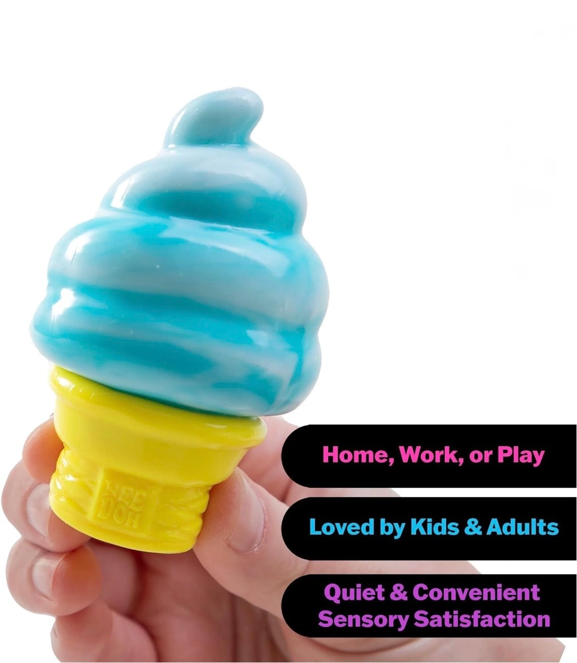 NeeDoh Nice Cream | Assorted Colors | Replica