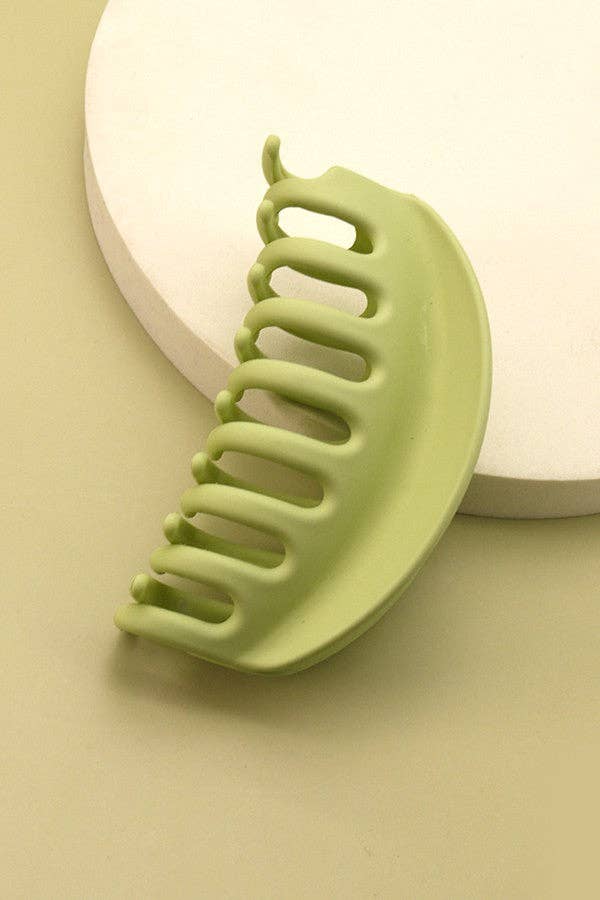 Hair Claw Clip Oversized Matte Half Moon Chic Non Slip Durable Accessory