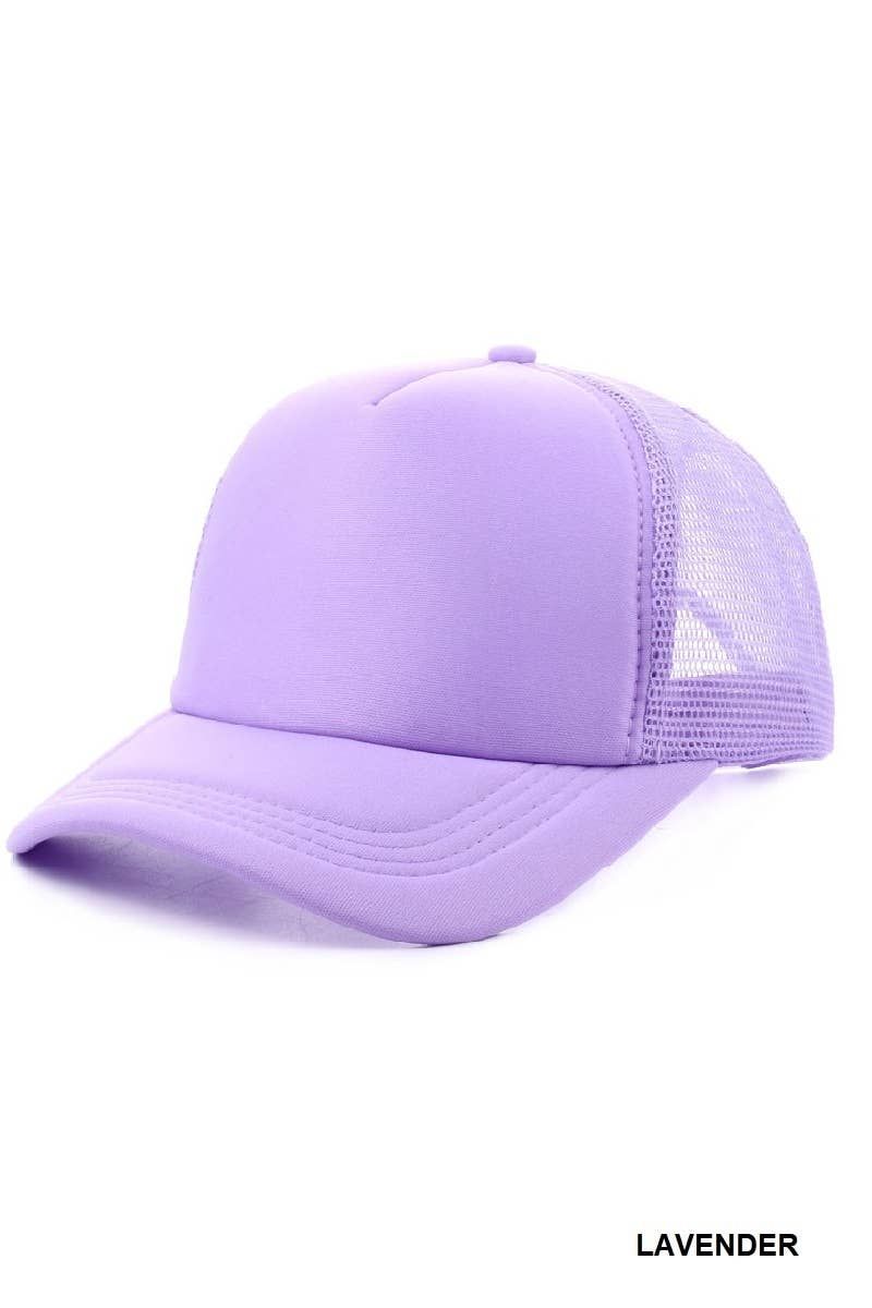 Trucker Cap With Mesh Back - Classic Design, Adjustable Snap, Breathable