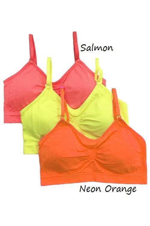 Faithful Fit Seamless Bralette With Removable Padding And Adjustable Straps