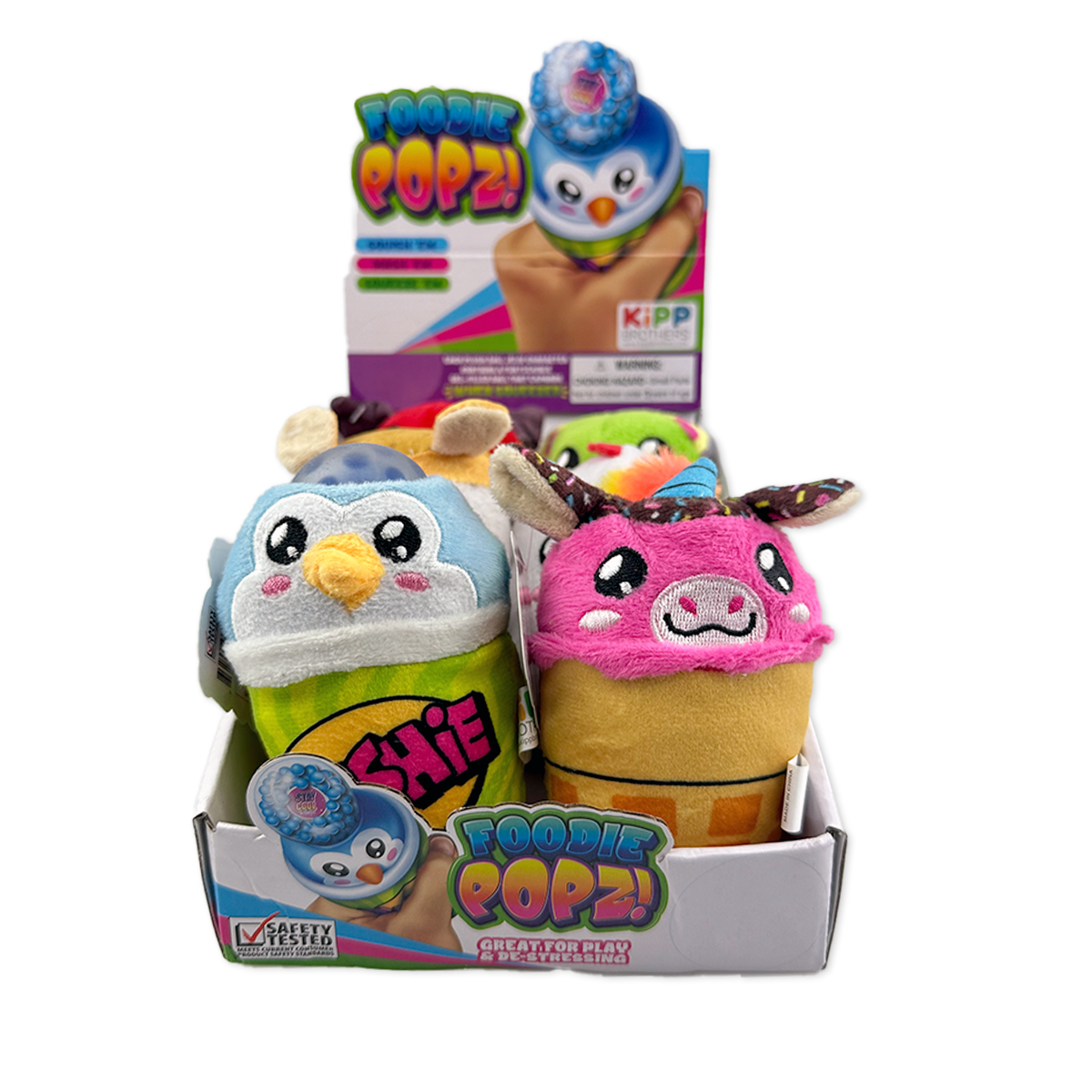 Foodie Squishy Plush Toys Snack Time Squeeze Assortment Stress Relief