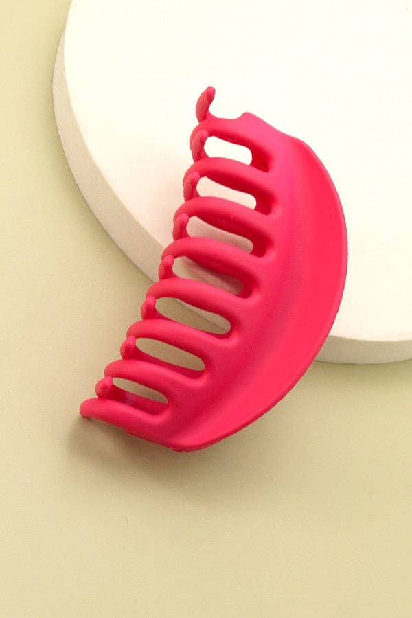 Hair Claw Clip Oversized Matte Half Moon Chic Non Slip Durable Accessory