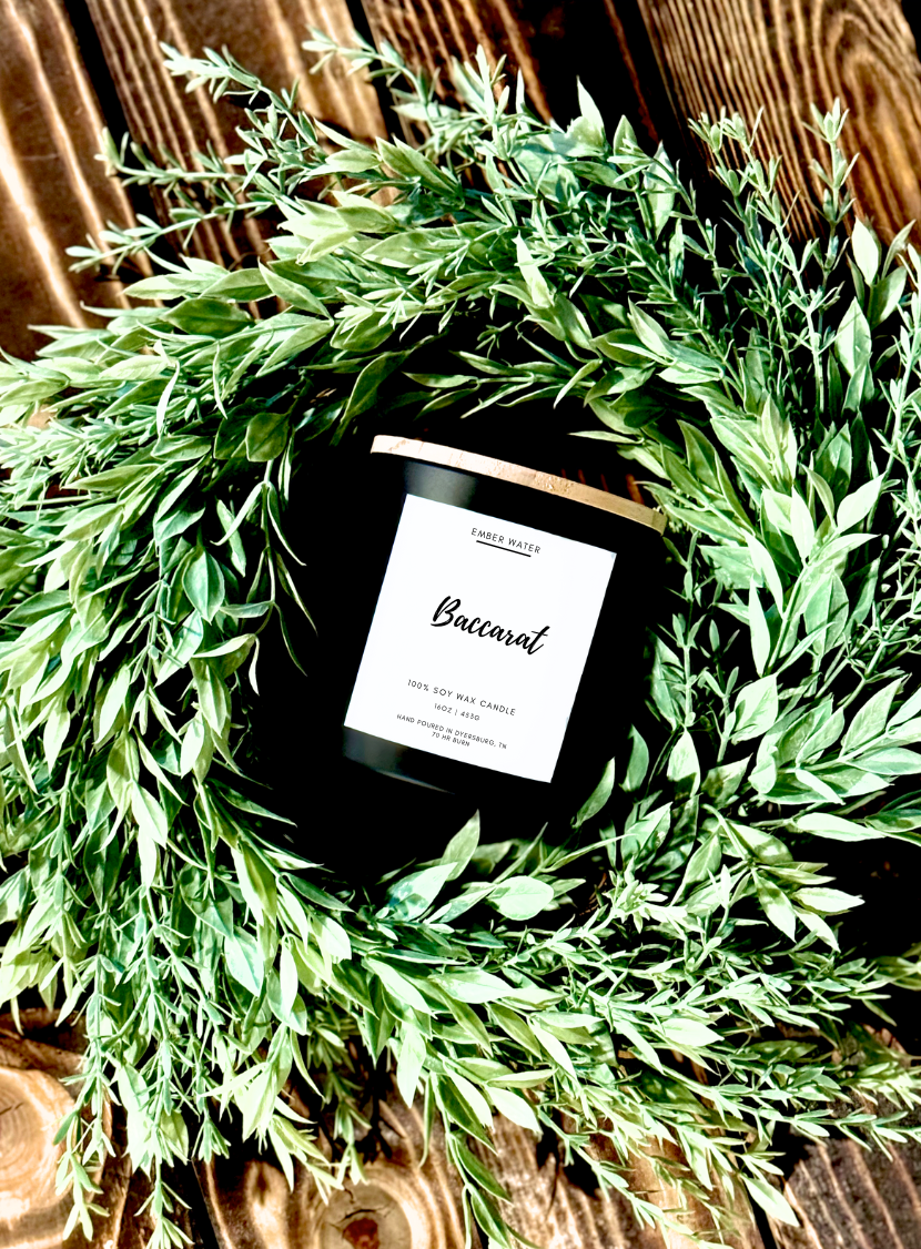 Soy Candle Le Sage May Baccarat – Jasmine Saffron Cedarwood Faith-Based Gift