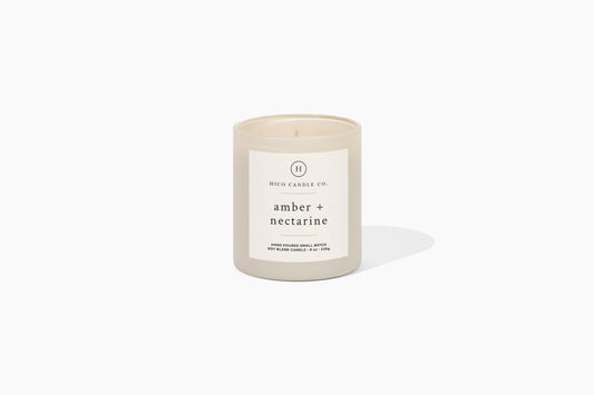 Candle Amber Nectarine Scented With Floral For Her Modest Faith Based Gifts