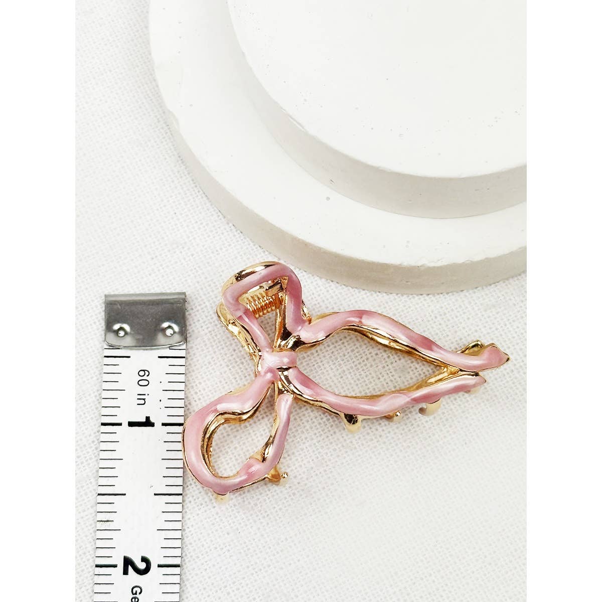 Claw Clip Bow Shape Mini Metal
