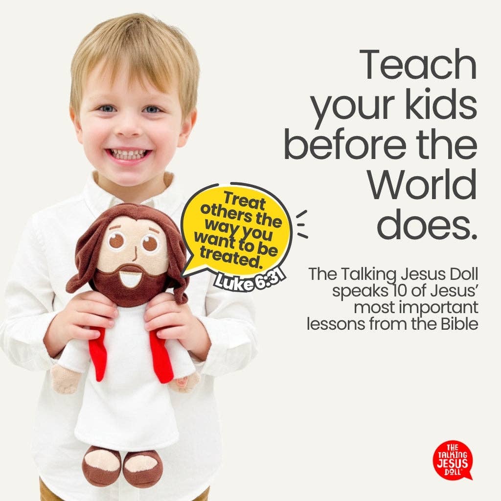 Talking Jesus Doll – Soft Plush Faith-Based Easter Gift For Kids