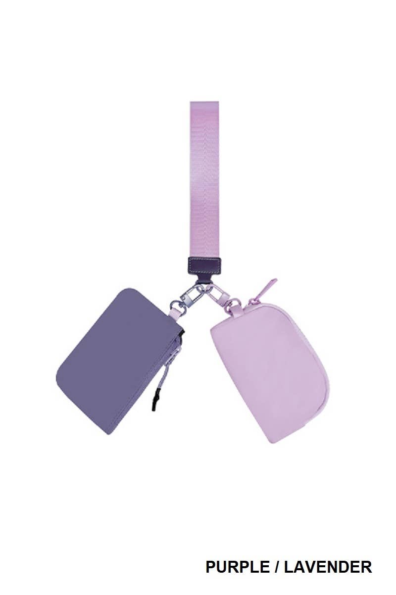 Wristlet Keychain Wallet With Dual Pouches Modest Fashion And Christian Gifts