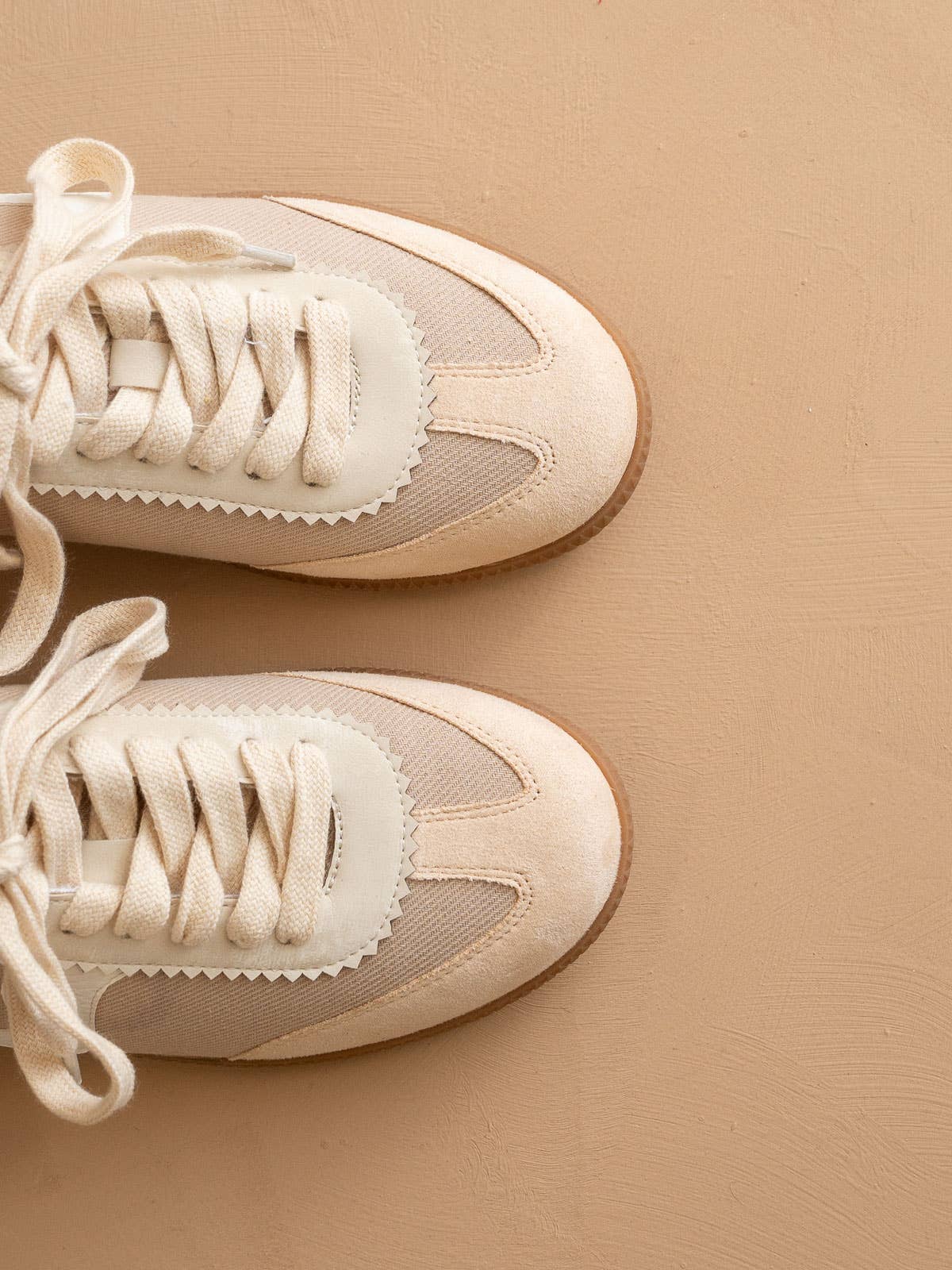 Classic Low Top Sneakers- With DreamCloud Cushion Insole- Almond