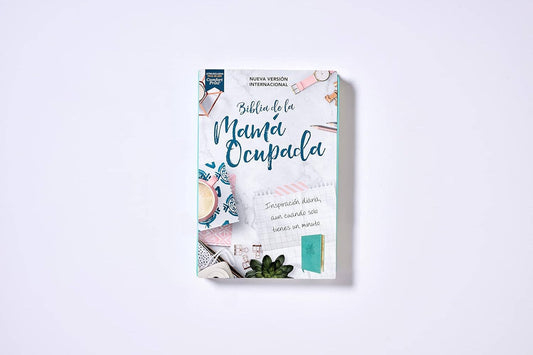Busy Mom Devotional Bible NVI Turquoise