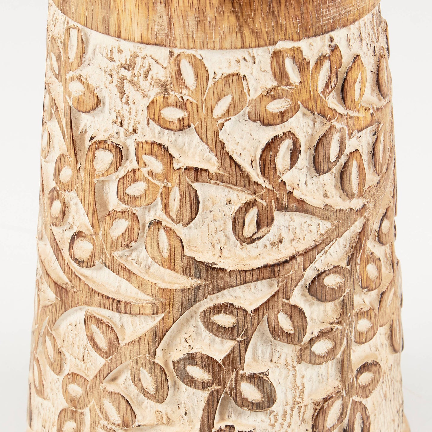 Tree Candle Holder Distressed Rustic Wooden Decor From Our Home Collection
