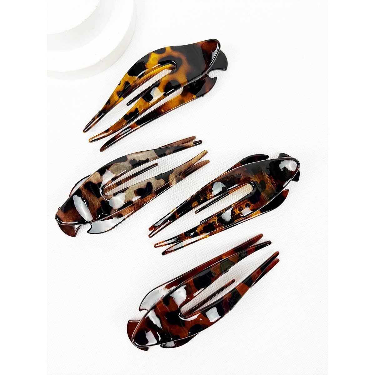 Hair Clip – Leopard Print Claw Barrettes For Thick And Thin Hair