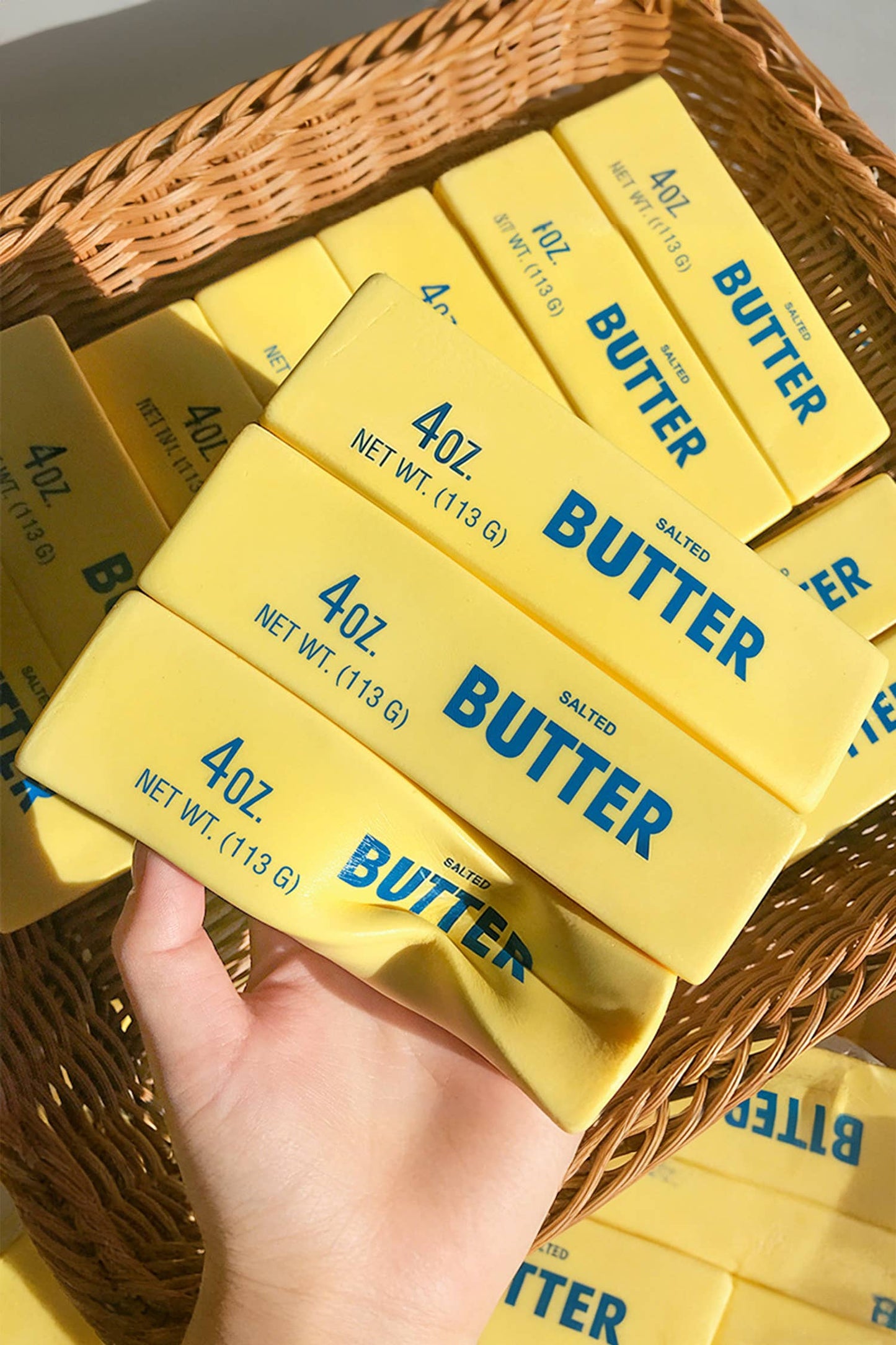 Butter Sticker Stress Relief Squishy