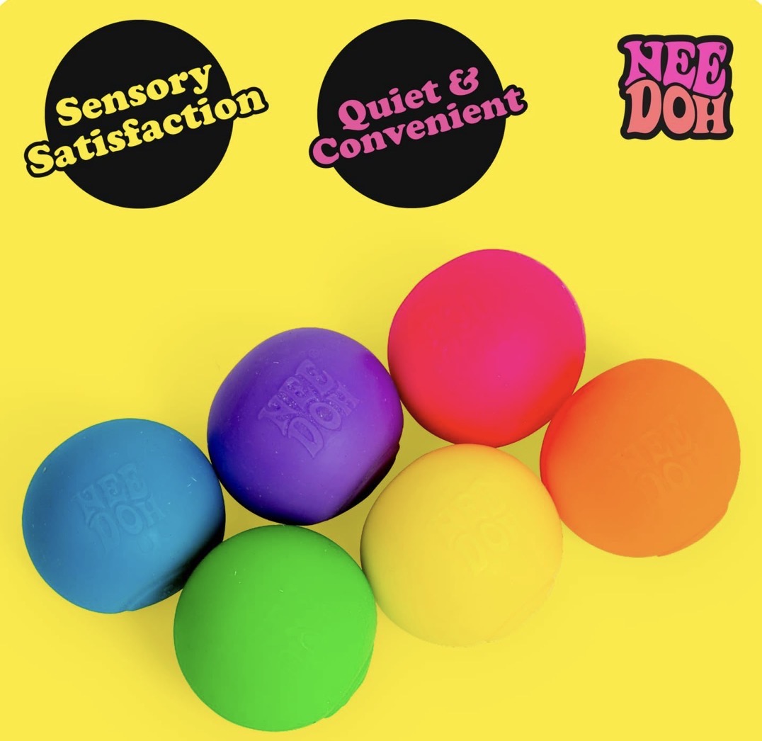 NeeDoh Rainboh Teenie | Contains 6 Mini Squish