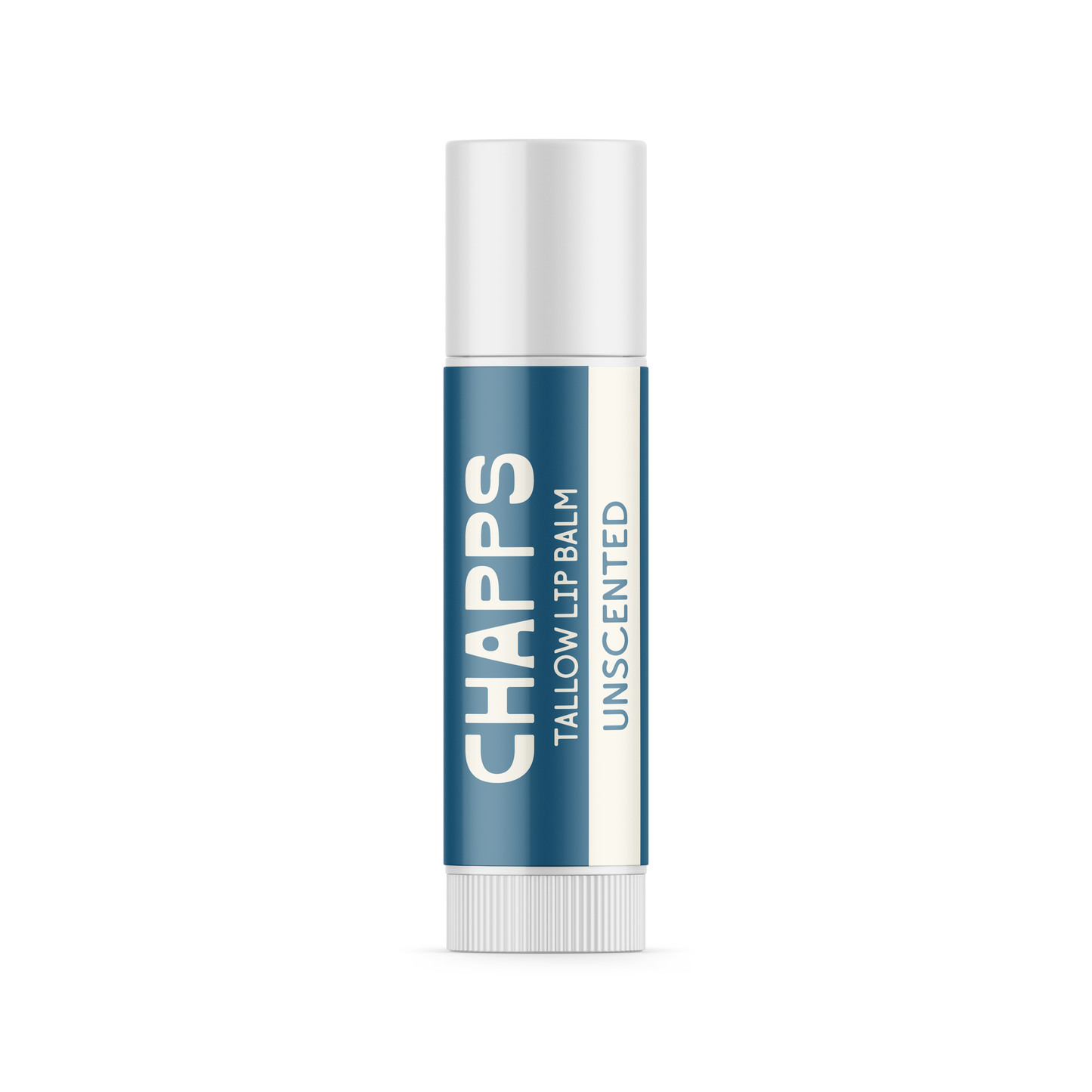Lip Balm Stick - Unscented Grass-Fed Tallow For Deep Hydration