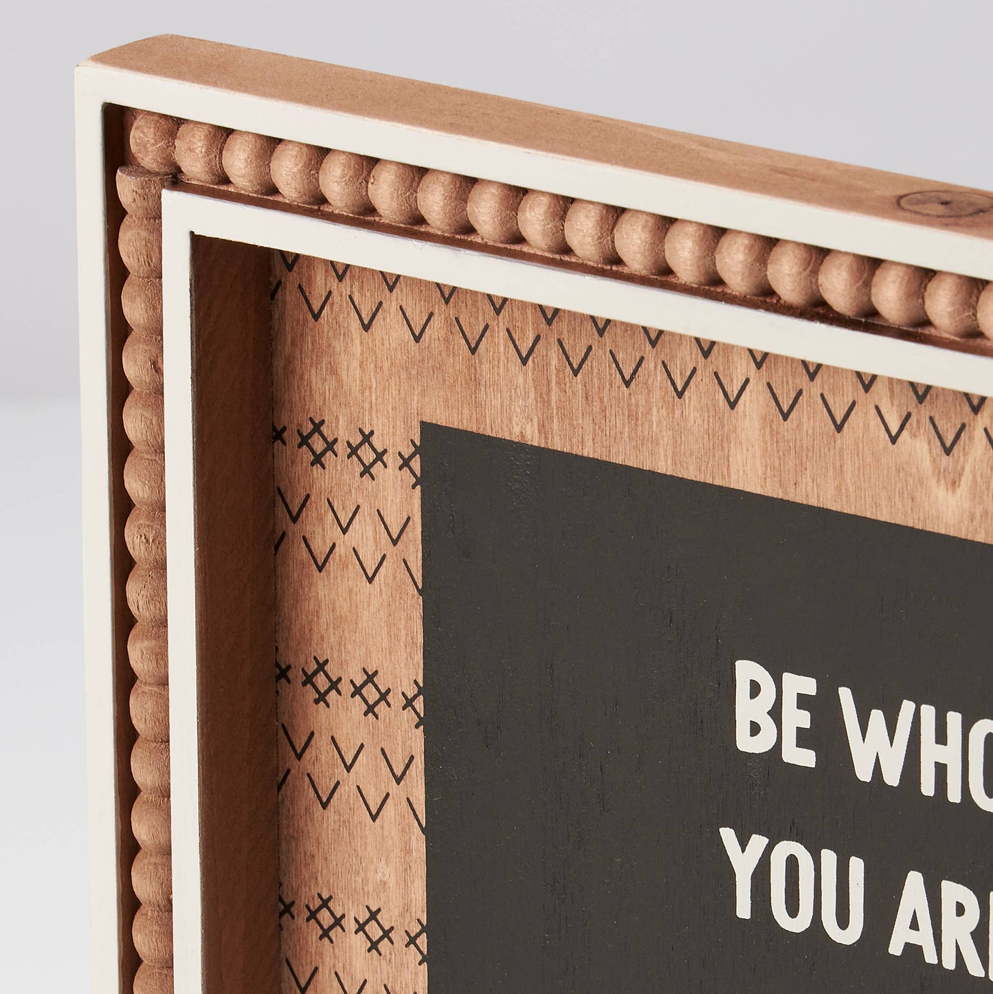 Framed Wall Art Be Who You Are Do What You Love Bohemian Decor Faith Based Gift