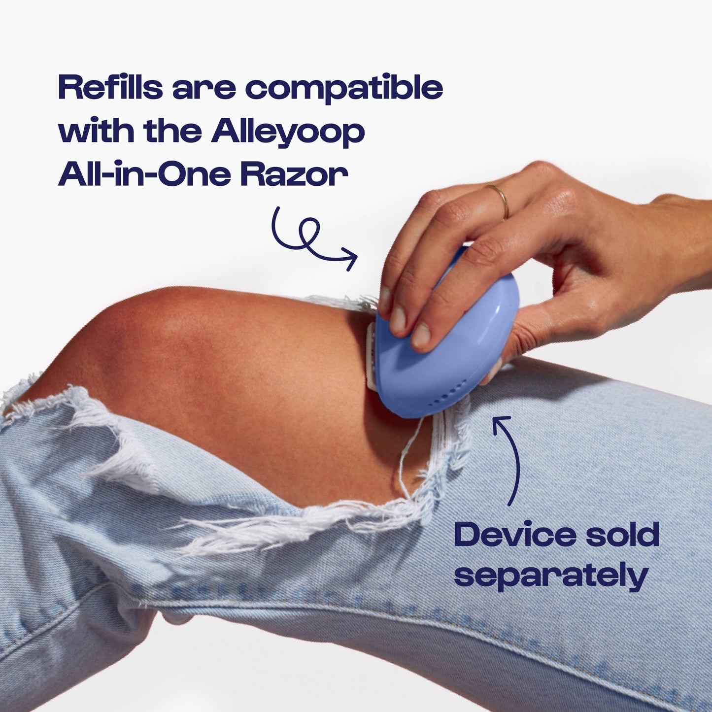 Razor Refills For Women Four Triple Blade Cartridges For All In One Razor