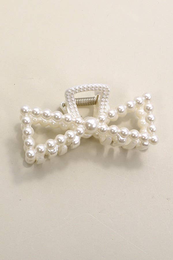 Hair Claw Clips Pearl Modest Fashion Accessory For Womens Christian Boutique